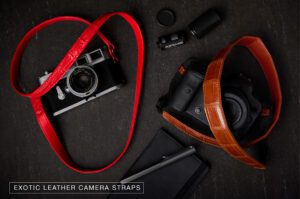 EXOTIC LEATHER CAMERA STRAPS